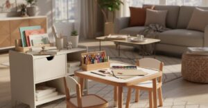 Jak stworzyć kącik kreatywny dla dziecka w salonie? Pomysły!