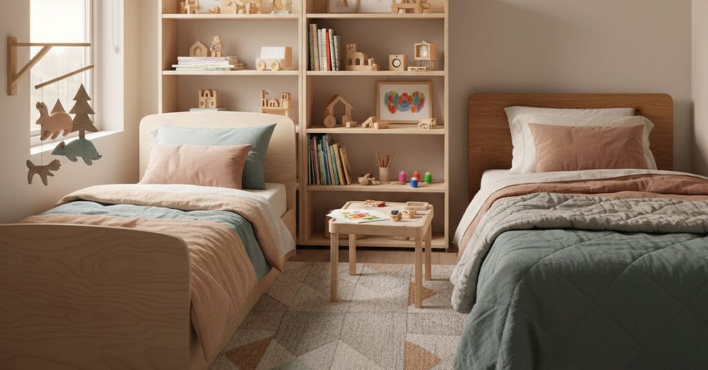 Jak zaprojektować pokój dla rodzeństwa z różnicą wieku: Praktyczne rady