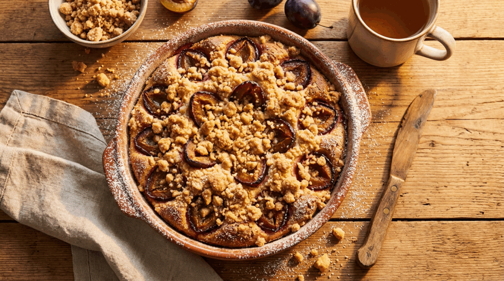 Ciasto drożdżowe ze śliwkami Siostry Anastazji: Sekret idealnej kruszonki