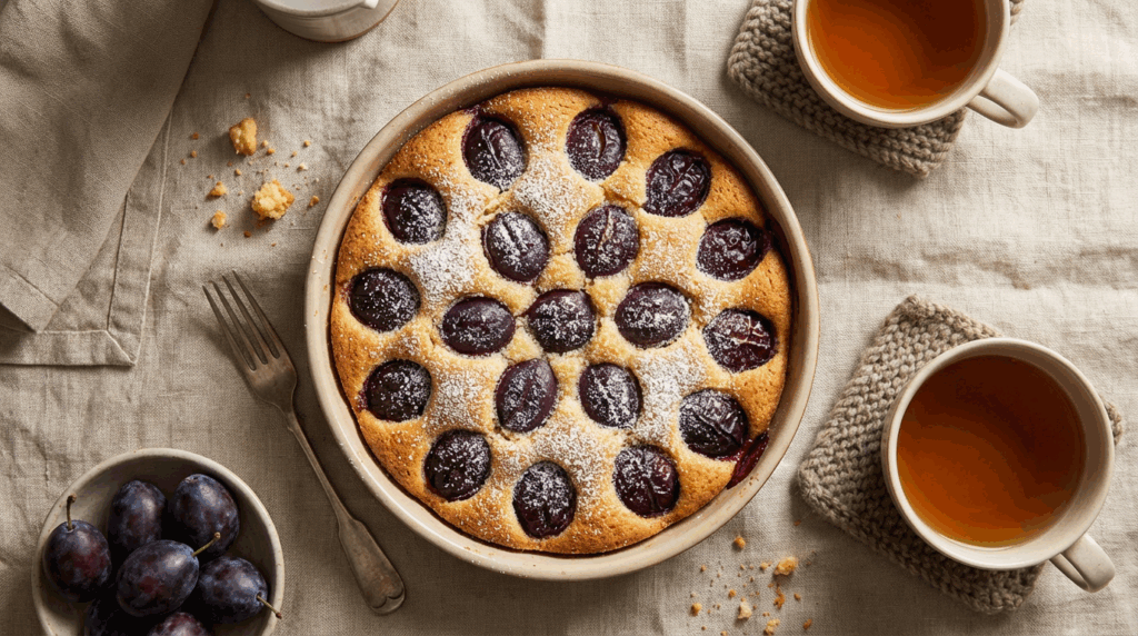 Ciasto ucierane ze śliwkami siostry Anastazji: przepis na klasyk