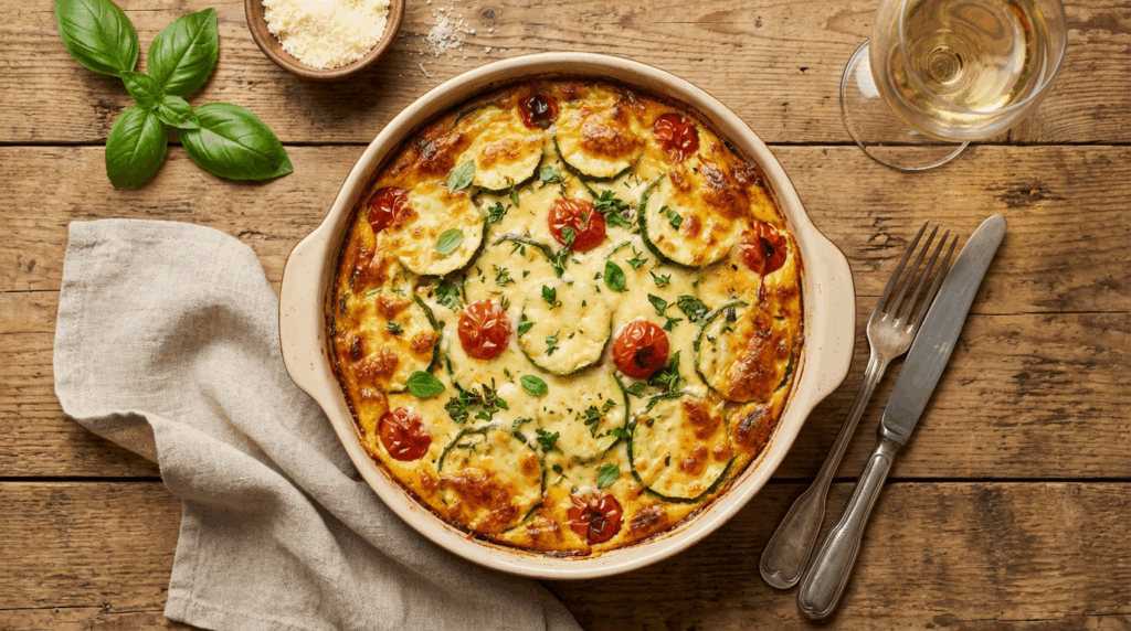 Cukinia zapiekana z serem: Prosty przepis na obiad