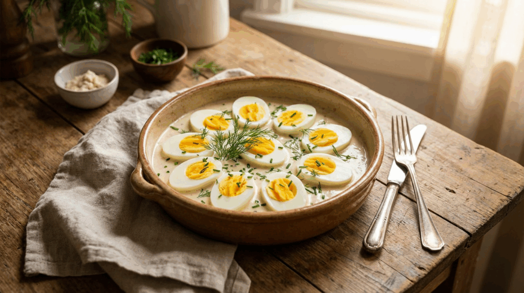 Jajka w sosie chrzanowym: Najlepszy przepis na tradycyjne danie