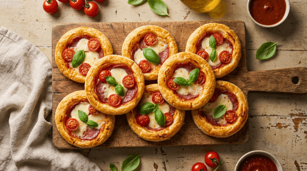 Pizzerinki z ciasta francuskiego: Szybki i łatwy przepis!