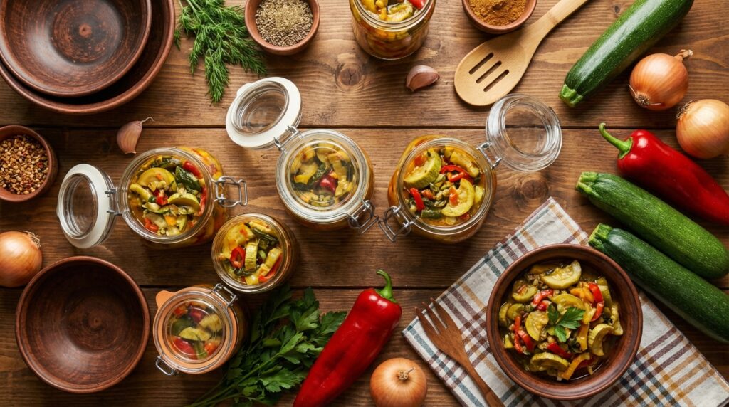 Sałatka z cukinii na zimę – najlepszy domowy przepis