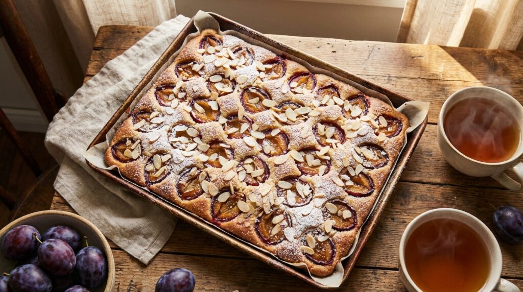 Szybkie ciasto ze śliwkami na dużą blachę: Błyskawiczny przepis!