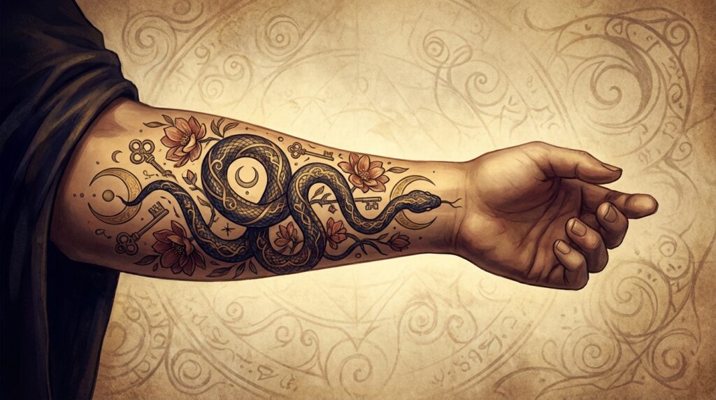 Tatuaż wąż znaczenie głębokie symbolika i interpretacje